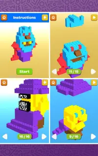 Monster 3D Blocks: Build and play Screen Shot 9