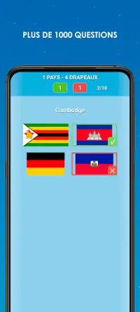 Pays, capitales et drapeaux du monde Screen Shot 2