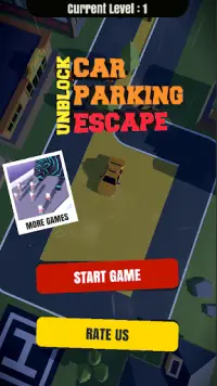 Unblock Car Parking : Escape Jam 3D Screen Shot 1