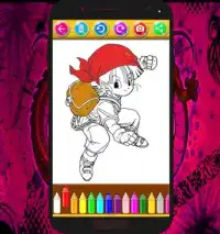 How To Color Dragon Ball Z (Dbz games) Screen Shot 1