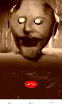 Scary Granny Fake Video Call New Screen Shot 1