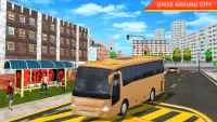 Jeu de conduite d'autobus urbain moderne 2020 🚌 Screen Shot 4