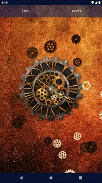 Steampunk Clock Wallpaper Screen Shot 4