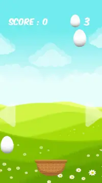 egg catching : games for kids Screen Shot 0