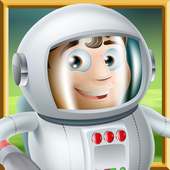 Astronaut Boy Memory Puzzle