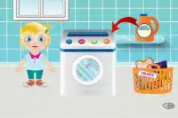 Washing Clothes Kids Games Screen Shot 1