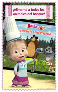 Masha y Oso juegos de comida Screen Shot 0