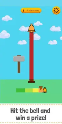 Hammer Stronk - Tap and Win Free Mobile Top-Up Screen Shot 1