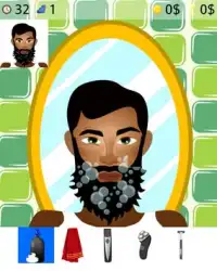 shaving beard games Screen Shot 1