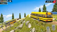 Di luar jalan Tinggi Sekolah Bis Simulator - Bus Screen Shot 5