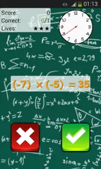 الرياضيات التدريبات - تحدي Screen Shot 1