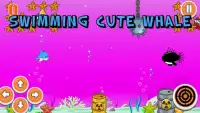 Swimming Cute Whale Screen Shot 0