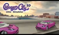 чикаго город Лимо симулятор 3D Screen Shot 1