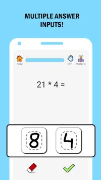 Math: Mental arithmetic game Screen Shot 2