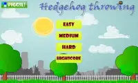 Hedgehog Throwing Screen Shot 0