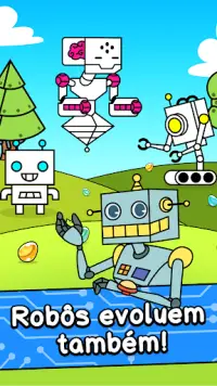 Robot Evolution - Jogo Clicker Screen Shot 0