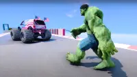 Incredible Monster Stunt Race Screen Shot 0