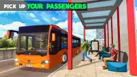 Bus Coach Driving Simulator 3D Trò chơi miễn phí Screen Shot 4
