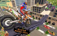 Bike Stunt: Extreme Roof Drive Screen Shot 5