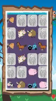 Matching Game Farm Animal Screen Shot 1