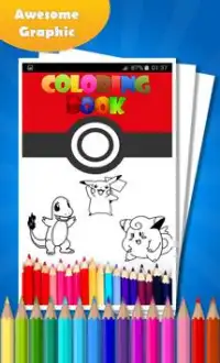 Coloring Book for Pokemon Screen Shot 0