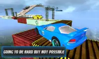 Impossible Car Stunt Race Verrückte Auto-Stunt 3D Screen Shot 1