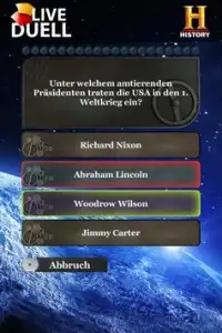 Live Duell: History Quiz Screen Shot 3