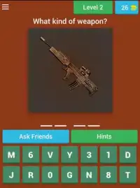 Z O N A weapons QUIZ Screen Shot 11