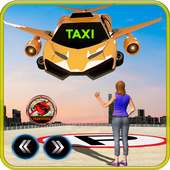 Future Flying Robot Car Taxi Transportspellen