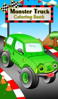 Monster Trucks Coloring Game Screen Shot 10