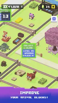 Blocky Zoo Tycoon - Idle Clicker Game! Screen Shot 2