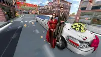 ليموزين سيارات الزفاف 3D سيم Screen Shot 7