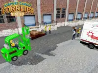 Airport Cargo Forklift Sim 3D Screen Shot 8