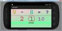 Educational subtraction game Screen Shot 0