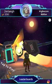 Space Monkey - Endless Space Runner Screen Shot 5