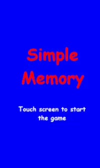 Simple Memory Screen Shot 0