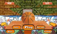 Flick Basketball shooting arcade game - Dunk game Screen Shot 0