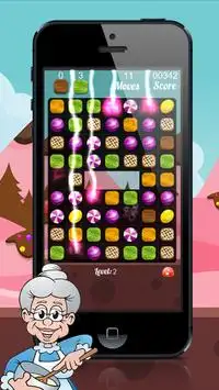 Happy Granny : Candy Match 3 Puzzle Screen Shot 6