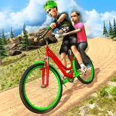 Kids BMX Bicycle Taxi Sim - Uphill Bicycle Racing