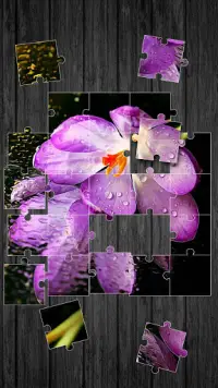 Flowers Jigsaw Puzzle Game Screen Shot 1