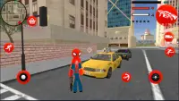 Spider stickman Rope Hero - Gangster New York City Screen Shot 0