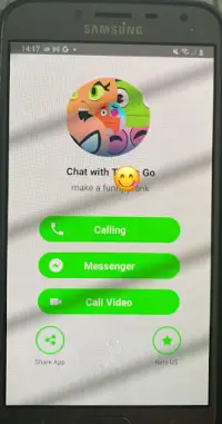 Teen prank Titans Go fake call video and Chat Screen Shot 0
