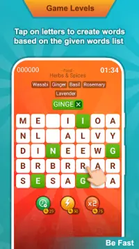 Wordazzle - A dazzling word game Screen Shot 1