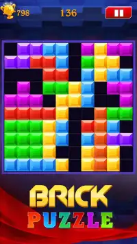 Brick Puzzle Game Screen Shot 1