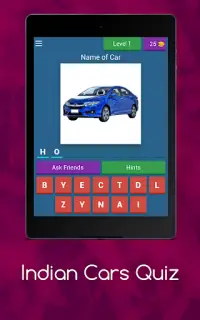 Indian Cars Quiz Game Screen Shot 6