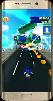 free Subway Super Sonic Run 3D Screen Shot 0