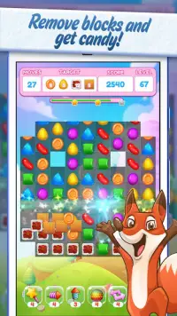Sweet Candy Yummy 🍮 Color Match Crush Puzzle Screen Shot 3