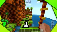 New Parkour Race Sonic X Minigame MCPE Screen Shot 2
