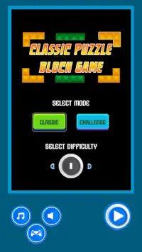 Classic Puzzle Block Game Screen Shot 0