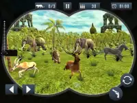 野生動物サファリパークハンツマンシューティングゲーム Screen Shot 1